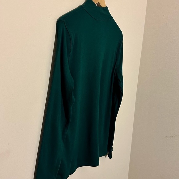 NWOT! Green Long Sleeve Moc Neck Shirt - Size Small💕 - Picture 3 of 6